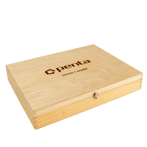 Drvena kutija za 6 butelja jednored Km-104-6