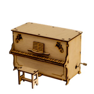 Drveni piano - muzička kutija MK-101P