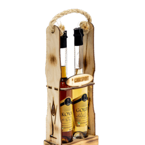 Drveni stalak za 2 o,1 L bočice ST-102-01