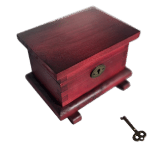 Ukrasna rustikalna škrinjica sa bravicom K-221bc