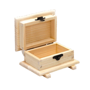 Ukrasna rustikalna škrinjica-natur, antique brass okov K-221nab